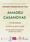 Concert Homenatge en vida a Amadeu Casanovas
